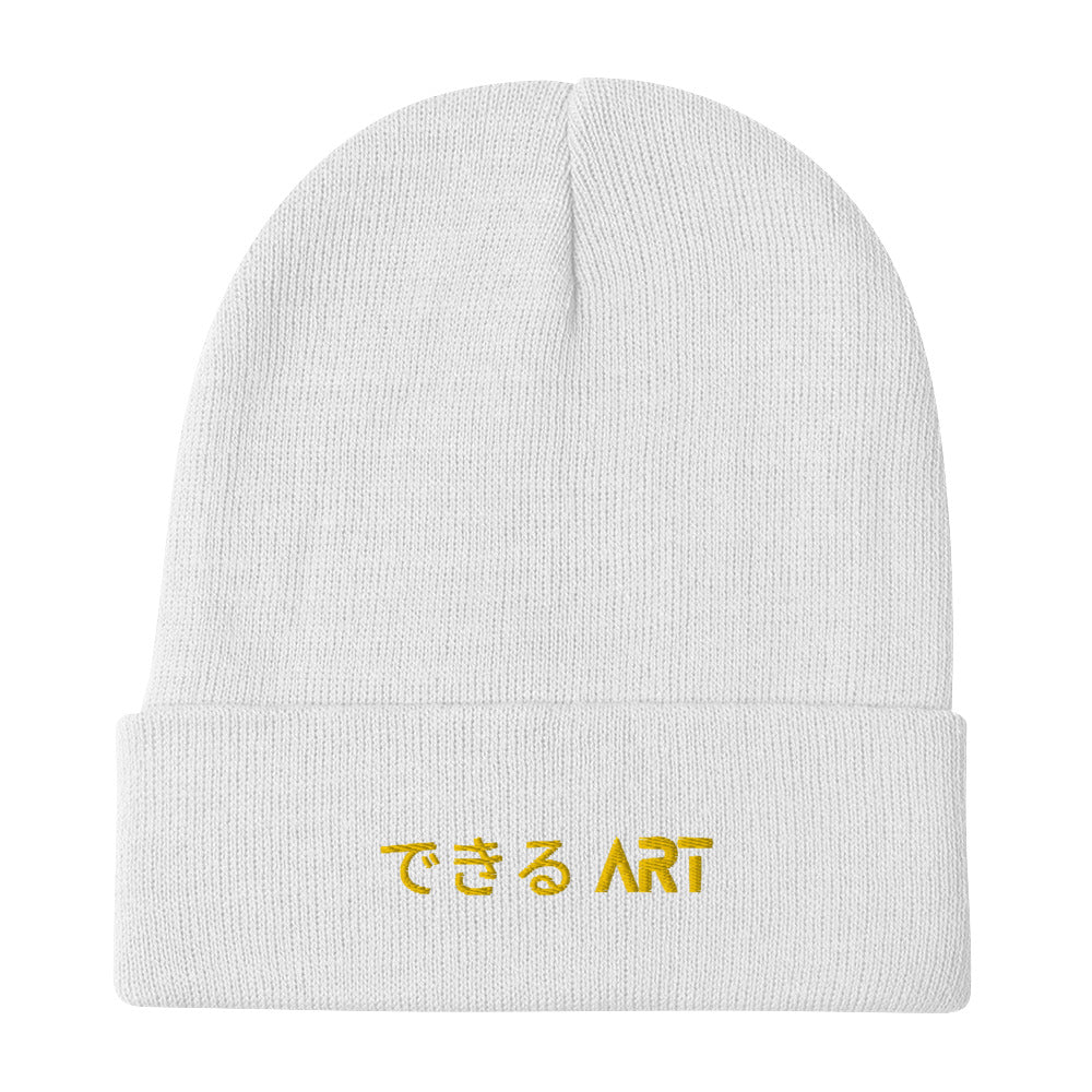 Embroidered Anime Beanie