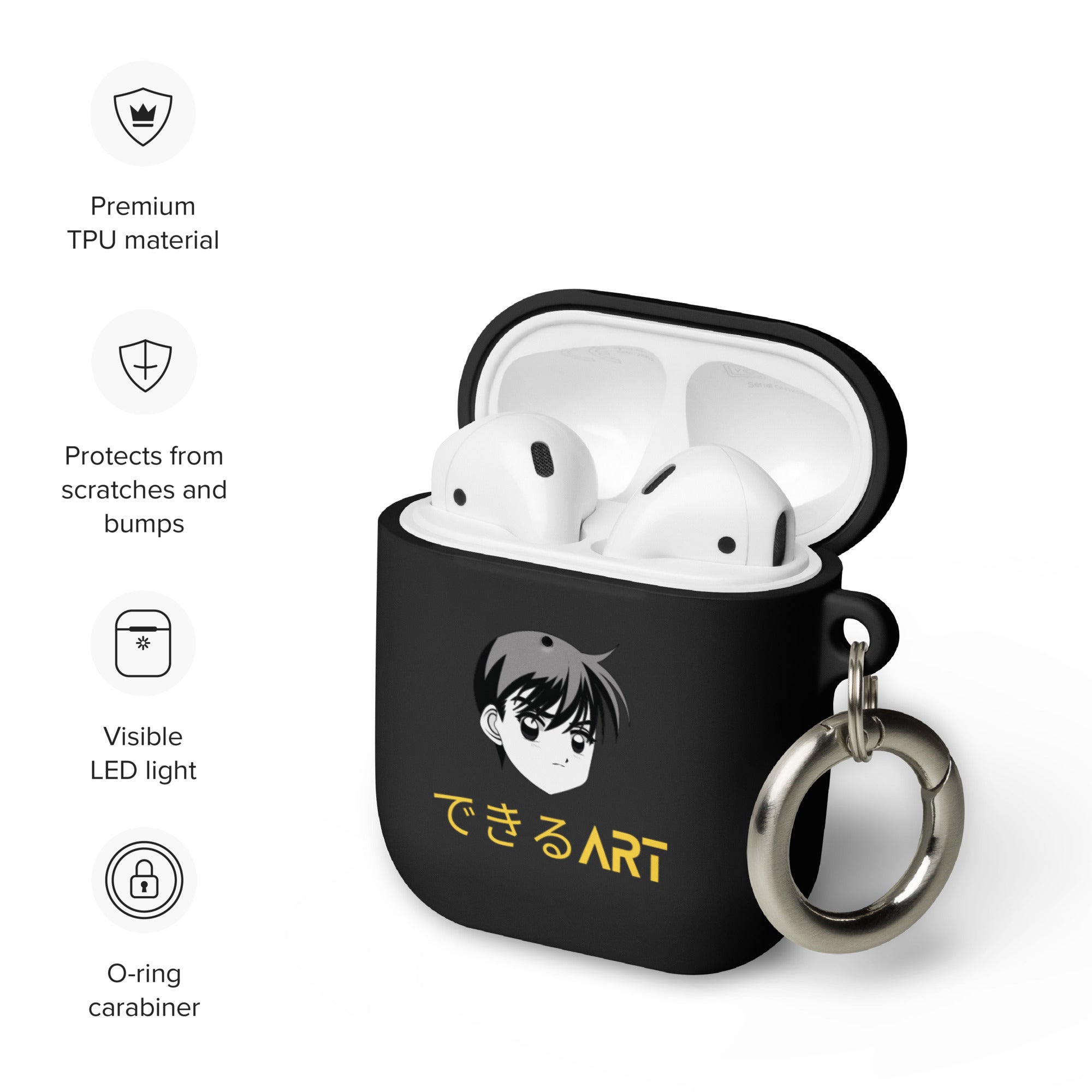 Anime AirPods Case Cover, Naruto Unicorn One Piece Dragon Ball AirPods  Cover Skin, Compatible with AirPods Charging Case, Airpods Accesssories -  Walmart.com